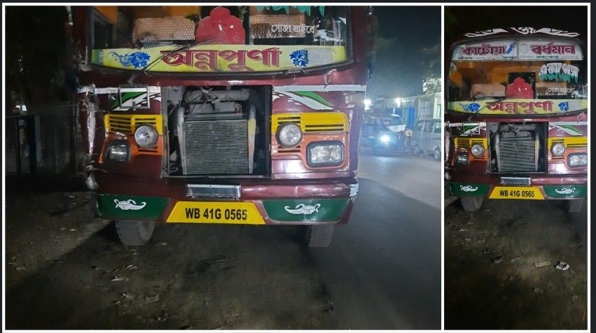 ভাতারে বেপরোয়া বাসের ধাক্কায় টোটোর মহিলা যাত্রীর মৃত্যু, আহত টোটোচালক সহ আরও তিনজন 