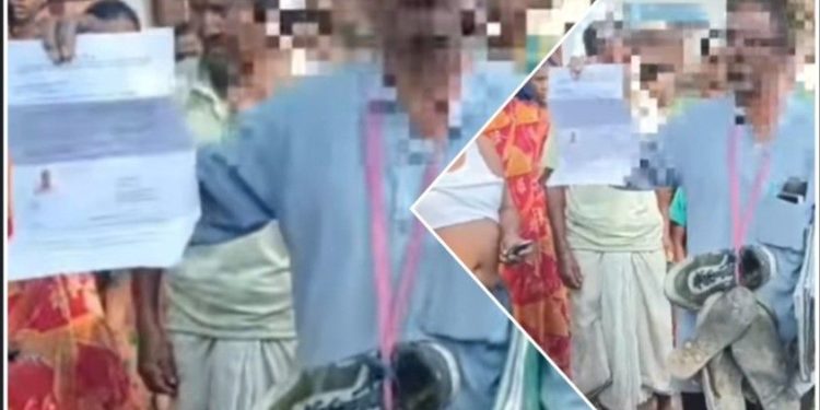 কোচবিহারের মাথাভাঙ্গায় বিজেপির বিএলএ-২ কে মারধর করে জুতোর মালা পরিয়ে এলাকায় ঘোরানোর অভিযোগ তৃণমূলের বিরুদ্ধে 