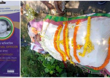 বাড়ি বাড়ি গননা ফর্ম বিলির সময় ব্রেন স্ট্রোকে আক্রন্ত হয়ে মহিলা বিএলও-র মৃত্যু 