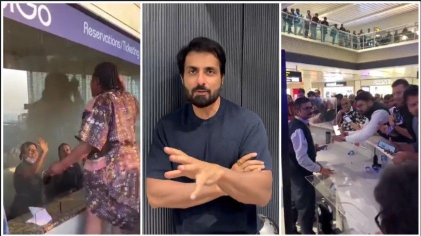 ‘কর্মীদের সাথে ভদ্র ব্যবহার করুন’ : ইন্ডিগো বিভ্রাটে আটকে পড়া যাত্রীদের পরামর্শ দিলেন অভিনেতা সোনু সুদ 