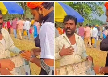 গীতাপাঠের অনুষ্ঠানে নিরামিষ বলে মুরগির প্যাটিস বিক্রি করা হকারের বিরুদ্ধে দায়ের হল এফআইআর ; তৃণমূলপন্থী মিডিয়া ও বামপন্থীরা যাকে নিয়ে “ভিকটিম কার্ড” খেলতে আসরে নেমেছিল