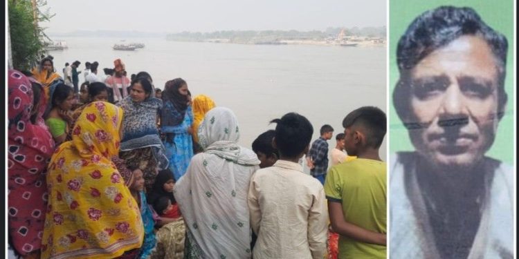 কাটোয়ায় ভাগিরথীর ফেরিঘাটের কাছেই তলিয়ে গেলেন এক প্রৌঢ়  