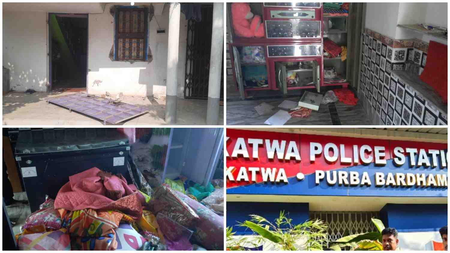 কাটোয়ায় ৪ বাড়িতে রাতভর লুটপাট চালালো দুষ্কৃতীদল, আজ ভোরে ছাদ থেকে লাফিয়ে পালাতে গিয়ে স্থানীয়দের হাতে ধরা পড়ল নদীয়ার সামারুল শেখ নামে এক দুষ্কৃতী 