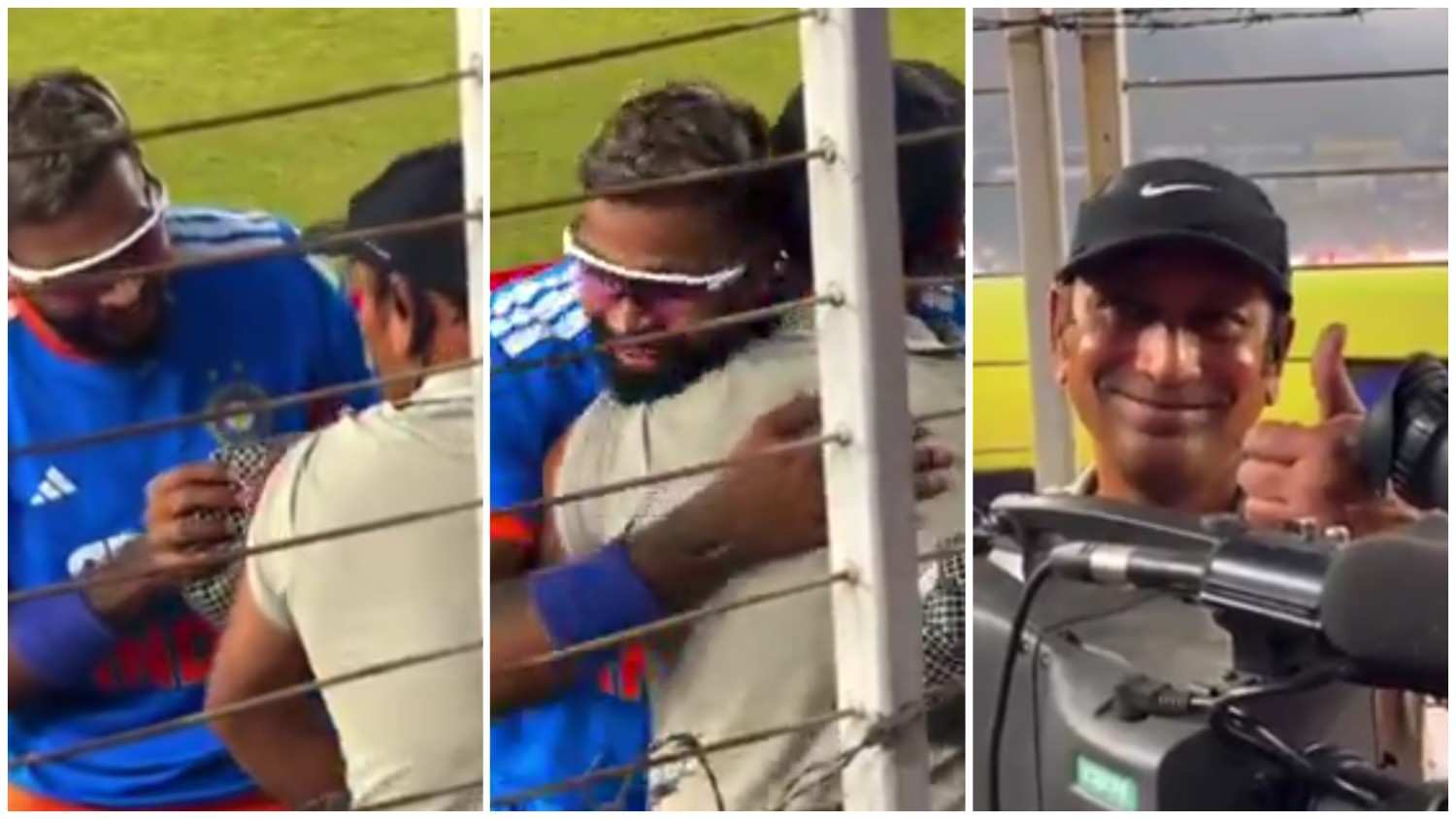 ছক্কা মেরে ক্যামেরাম্যানকে আহত করার পর জড়িয়ে ধরলেন হার্দিক পান্ডিয়া