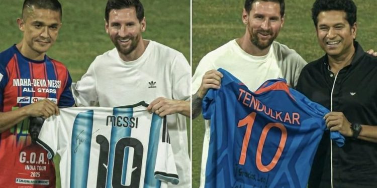 মেসি, শচীন, ছেত্রী একই মঞ্চে; ওয়াংখেড়ে স্টেডিয়াম আরেকটি ঐতিহাসিক ঘটনার সাক্ষী