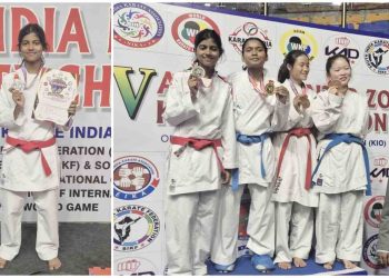 দিল্লিতে আয়োজিত জাতীয় ক্যারাটে চ্যাম্পিয়নশিপে পূর্বাঞ্চলের হয়ে প্রতিনিধিত্ব করা বর্ধমানের কিশোরী ইশানী রূপো জয় করে তাক লাগিয়ে দিলো  