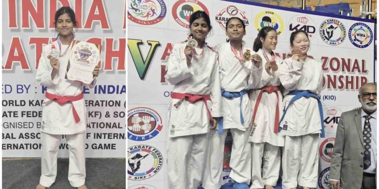 দিল্লিতে আয়োজিত জাতীয় ক্যারাটে চ্যাম্পিয়নশিপে পূর্বাঞ্চলের হয়ে প্রতিনিধিত্ব করা বর্ধমানের কিশোরী ইশানী রূপো জয় করে তাক লাগিয়ে দিলো  