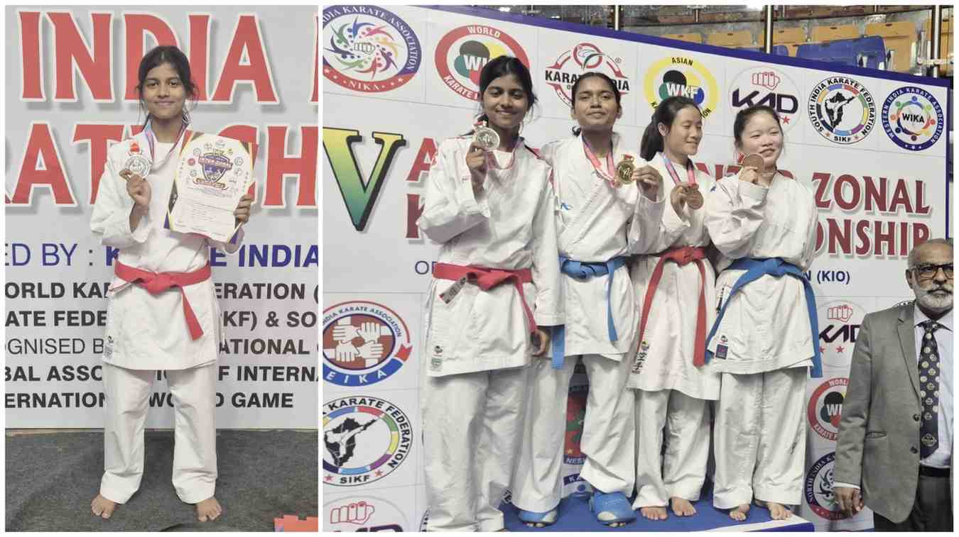 দিল্লিতে আয়োজিত জাতীয় ক্যারাটে চ্যাম্পিয়নশিপে পূর্বাঞ্চলের হয়ে প্রতিনিধিত্ব করা বর্ধমানের কিশোরী ইশানী রূপো জয় করে তাক লাগিয়ে দিলো  