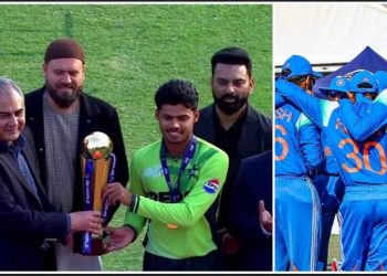 অনূর্ধ্ব-১৯ এশিয়া কাপ ফাইনালে পাকিস্তানের কাছে হেরে গেল ভারত ;  নকভির কাছ থেকে পদক নিতে অস্বীকার করল ভারতের যুব দল 