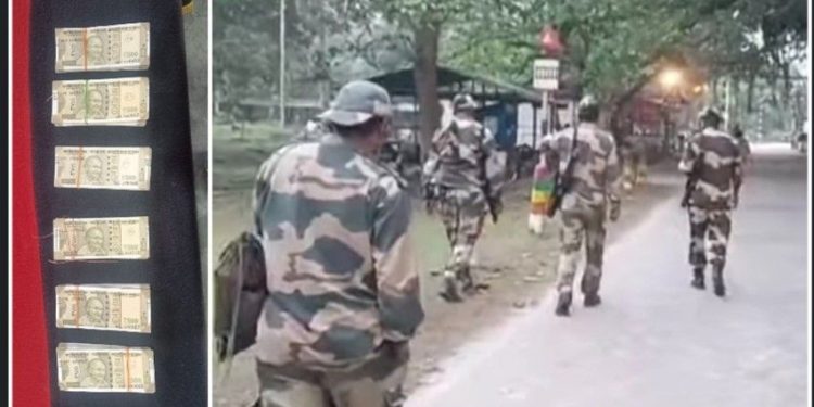 নদীয়ায় পাচারের আগেই ৩ লক্ষাধিক টাকার জাল ভারতীয় নোট উদ্ধার করল বিএসএফ 
