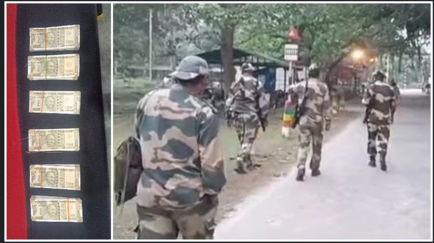 নদীয়ায় পাচারের আগেই ৩ লক্ষাধিক টাকার জাল ভারতীয় নোট উদ্ধার করল বিএসএফ 