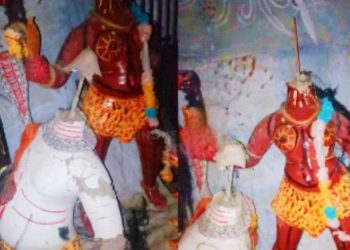 বাংলাদেশে ফের প্রতিমা ভাঙচুরের ঘটনা ঘটেছে 