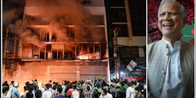 ভারত বিরোধী প্রচারণার আড়ালে বাংলাদেশ একটি বড় খেলা খেলছে জামাত ইসলামি ও মহম্মদ  ইউনূস , গণতন্ত্রের অবসান ঘটিয়ে ইসলামী শাসন প্রতিষ্ঠার লক্ষ্যে  মৌলবাদীরা হিন্দুদের নির্মূল করতে চাইছে  