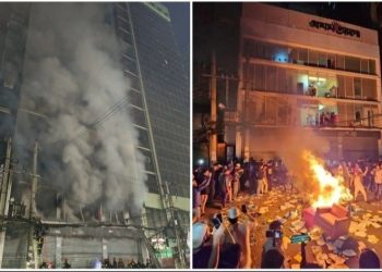 বাংলাদেশের দুই সংবাদপত্রের অফিস সম্পূর্ণ ধ্বংস করে দিল ইসলামপন্থীরা 