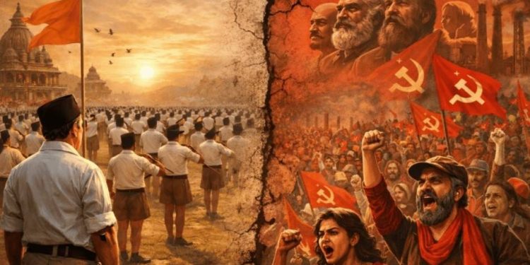 ভারতে আমদানি করা বামপন্থা বনাম সনাতনি সংস্কৃতির শতাব্দীর আদর্শিক লড়াই : যোগ্যতমের উদবর্তন কার ? 