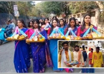 “তত্ত্ব আদান-প্রদান”-এর মাধ্যমে মন দেওয়া নেওয়ার পর্ব সেরে নিলেন বর্ধমান বিশ্ববিদ্যালয়ের ছাত্রছাত্রীরা 