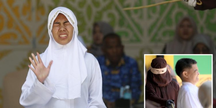 বিয়ের আগে যৌনতা ও মদ্যপানের জন্য প্রেমিক যুগলকে ১৪০ বার করে বেত্রাঘাতের সাজা,অজ্ঞান হয়ে যায় মহিলা : ইন্দোনেশিয়ায় ফিরে এল শরিয়া আইন