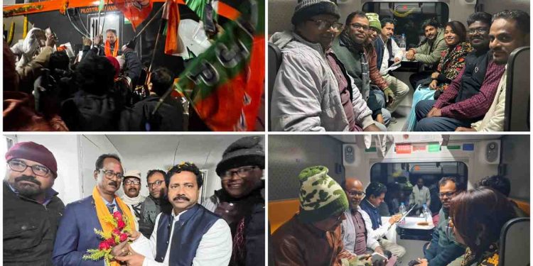 কাটোয়ায় “বন্দে ভারত” ট্রেনের স্টপেজ দেওয়ায় উচ্ছ্বাসে মাতলো বিজেপি  