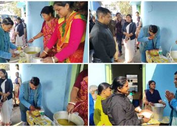 “খুদ খেয়ে বড় হয়েছি,ভাতের মূল্য আমি বুঝি, দয়া করে ভাত নষ্ট করবেন না” : কালনা হাসপাতালে  মধ্যাহ্নভোজন করতে গিয়ে জনৈক মহিলার কাছে অনুরোধ জানালেন মন্ত্রী স্বপন দেবনাথ ; খাওয়া শেষে বললেন : “খাবার স্ট্যান্ডার্ড ভালোই” 