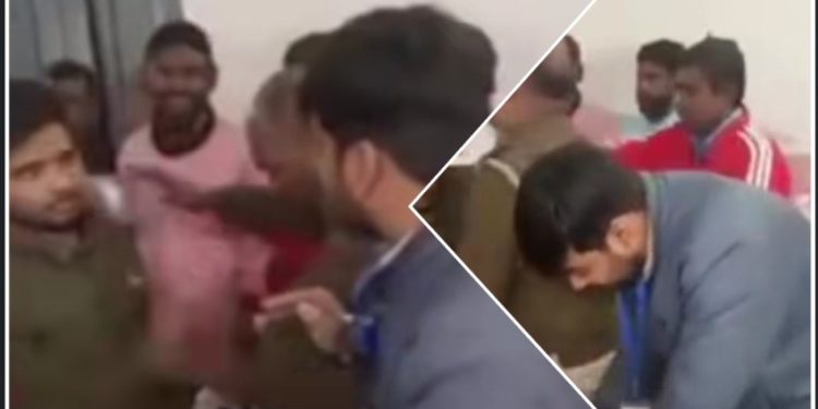 দক্ষিণ দিনাজপুরের কুমারগঞ্জ বিডিও অফিসে এসআইআর শুনানি চলাকালীন মাইক্রো অবজারভারকে পুলিশের সামনেই সপাটে চড়, সমীক ভট্টাচার্য বললেন : “এটি গণতন্ত্রের মুখে প্রকাশ্য চড়”