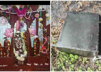 কেতুগ্রামে শতাব্দী প্রাচীন ঐতিহ্যবাহী মন্দিরে দুঃসাহসিক চুরি ; লক্ষাধিক টাকার গহনা লুটপাট 