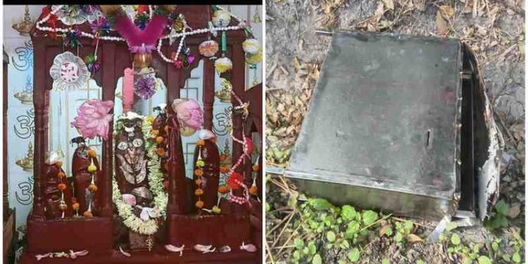 কেতুগ্রামে শতাব্দী প্রাচীন ঐতিহ্যবাহী মন্দিরে দুঃসাহসিক চুরি ; লক্ষাধিক টাকার গহনা লুটপাট 