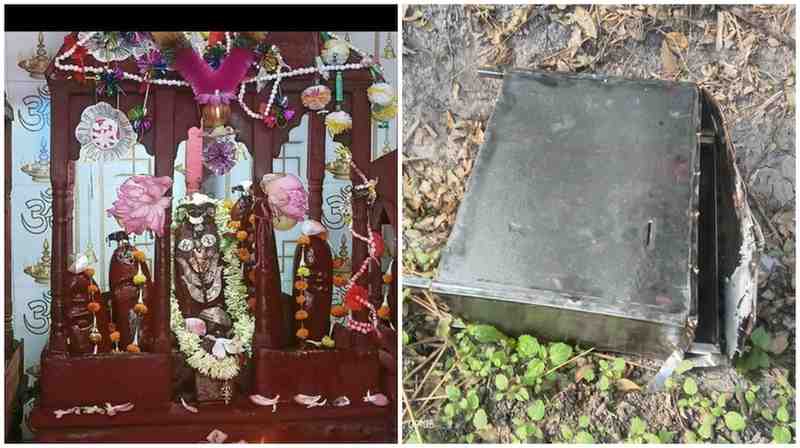 কেতুগ্রামে শতাব্দী প্রাচীন ঐতিহ্যবাহী মন্দিরে দুঃসাহসিক চুরি ; লক্ষাধিক টাকার গহনা লুটপাট 