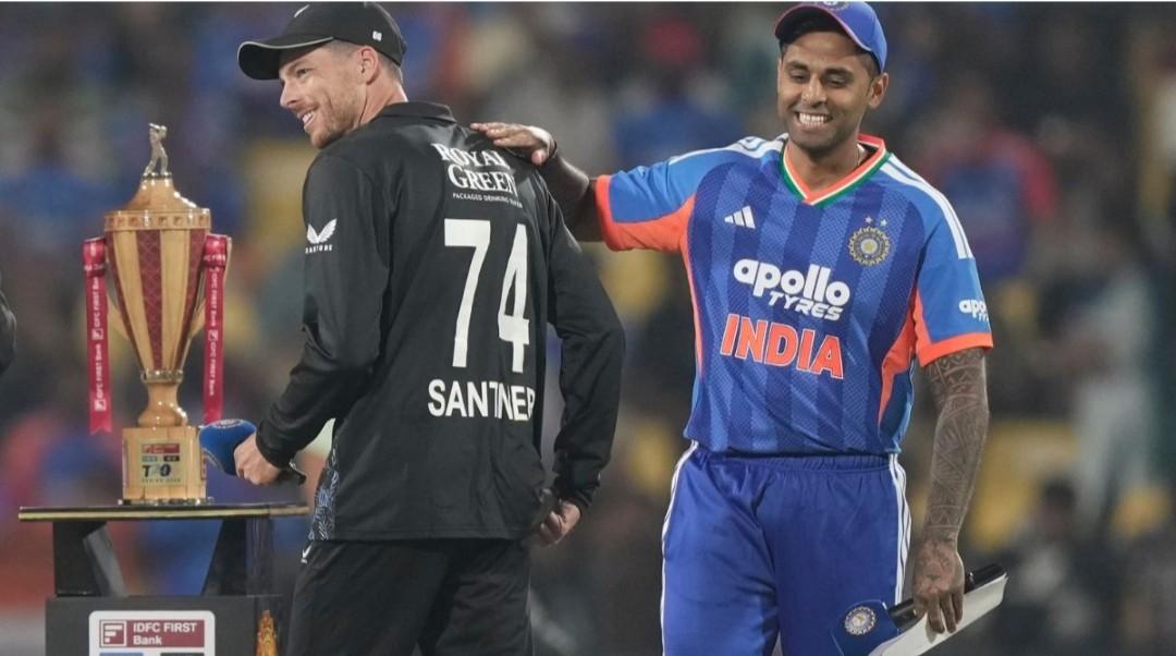 আজ ভারত ও নিউজিল্যান্ডের শেষ টি-২০ ম্যাচটি অনুষ্ঠিত হবে, জানুন কোথায় এবং কখন খেলা হবে