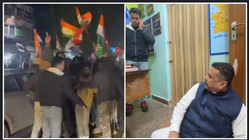 চন্দ্রকোণায় শুভেন্দু অধিকারী উপর “প্রাণঘাতী হামলার” অভিযোগ তৃণমূলের বিরুদ্ধে, গ্রেপ্তারের দাবিতে প্রায় রাতভর ধর্ণায় বিরোধী দলনেতা 