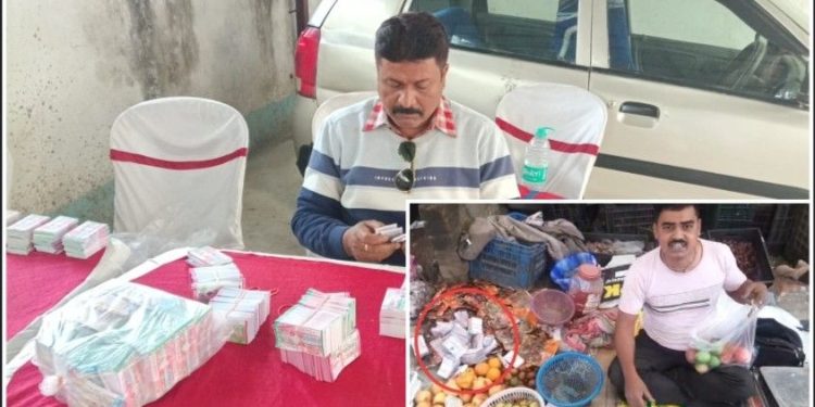ফলের সাথে জাল লটারির টিকিট বিক্রি, এনফোর্সমেন্ট ব্রাঞ্চের অভিযানে প্রচুর জাল লটারির টিকিট সহ পাকড়াও বিক্রেতা 