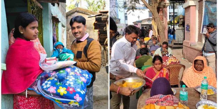 সদ্যজাত শিশুকন্যা ও তাঁদের মায়েদের শীতবস্ত্রসহ নানা উপহার দিয়ে দলনেত্রী মমতা ব্যানার্জির জন্মদিন উদযাপন করলেন তৃণমূল নেতা