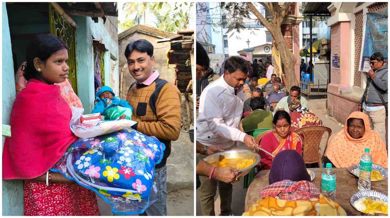 সদ্যজাত শিশুকন্যা ও তাঁদের মায়েদের শীতবস্ত্রসহ নানা উপহার দিয়ে দলনেত্রী মমতা ব্যানার্জির জন্মদিন উদযাপন করলেন তৃণমূল নেতা