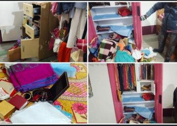 ফাঁকা বাড়িতে লুটপাট চালিয়ে ফ্রিজে রাখা সব খাবার খেয়ে ঘরের মধ্যেই মলত্যাগ করে পালালো চোরেরা 