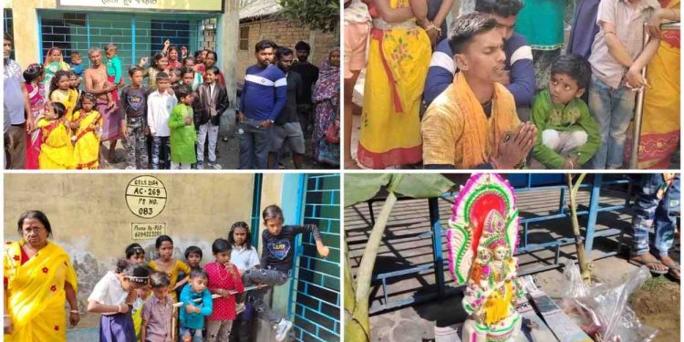 নিমদহ শিশুশিক্ষা কেন্দ্রে সরস্বতী পূজায় “না” প্রধান শিক্ষিকার, ক্ষোভ উগরে দিলেন স্কুল পরিচালন সমিতির সভাপতি আলাউদ্দিন শেখ 