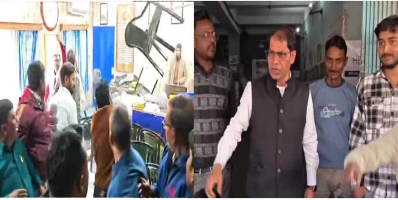 ফরাক্কা বিডিও অফিস ব্যাপক ভাঙচুর, ‘রামের নামেই ছাড়,রহিম হলেই ১৪ গুষ্টির নথি কেন ?’ : প্রশ্ন তৃণমূল বিধায়ক মনিরুল ইসলামের