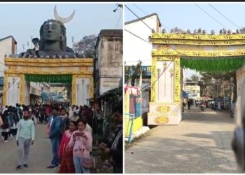 বইমেলার প্রবেশ দ্বারের উপর থেকে ভগবান শিবের মূর্তি সরালো আয়োজকরা, হিন্দু ধর্মে আঘাতের অভিযোগ তুলে প্রতিবাদে সরব  হিন্দুত্ববাদীরা 