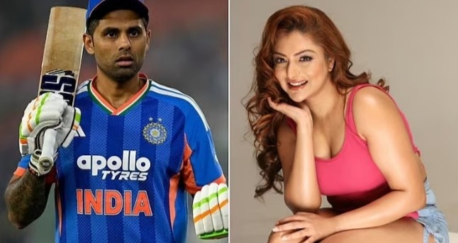 সূর্যকুমার যাদব সম্পর্কে মন্তব্য করায় অভিনেত্রী খুশি মুখার্জির বিরুদ্ধে ১০০ কোটি টাকার মানহানির মামলা 