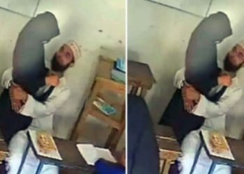 বোরখা পরা শিক্ষিকাকে কোলে তুলে আদরে ভরিয়ে দিলেন মাদ্রাসার সুপার, ভিডিও ভাইরাল করায় বেদম পিটিয়ে দিল ছাত্রকে 