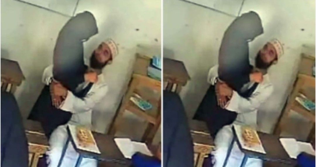 বোরখা পরা শিক্ষিকাকে কোলে তুলে আদরে ভরিয়ে দিলেন মাদ্রাসার সুপার, ভিডিও ভাইরাল করায় বেদম পিটিয়ে দিল ছাত্রকে