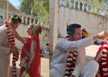 ভারতীয় সংস্কৃতিতে অনুপ্রাণিত স্প্যানিশ দম্পতি রাজস্থানের পুষ্করে হিন্দু রীতিতে বিয়ে করলেন