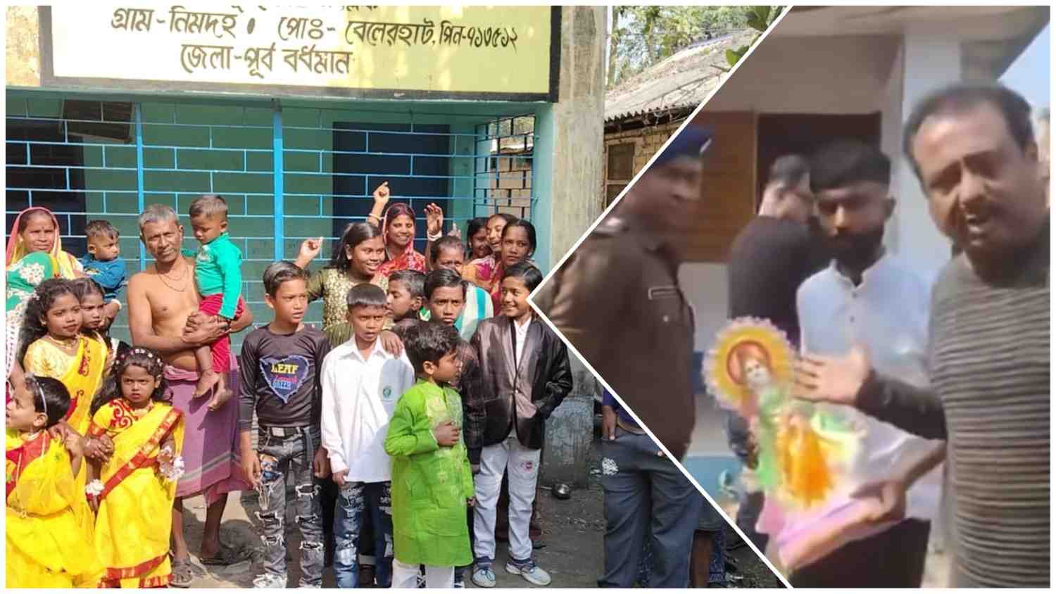 সরস্বতী পূজোয় জেলায় জেলায় অশান্তির চিত্র তুলে ধরে বিজেপি বলছে : “মমতা ব্যানার্জির বাংলায় এখন সরস্বতী পূজাই যেন অপরাধ”