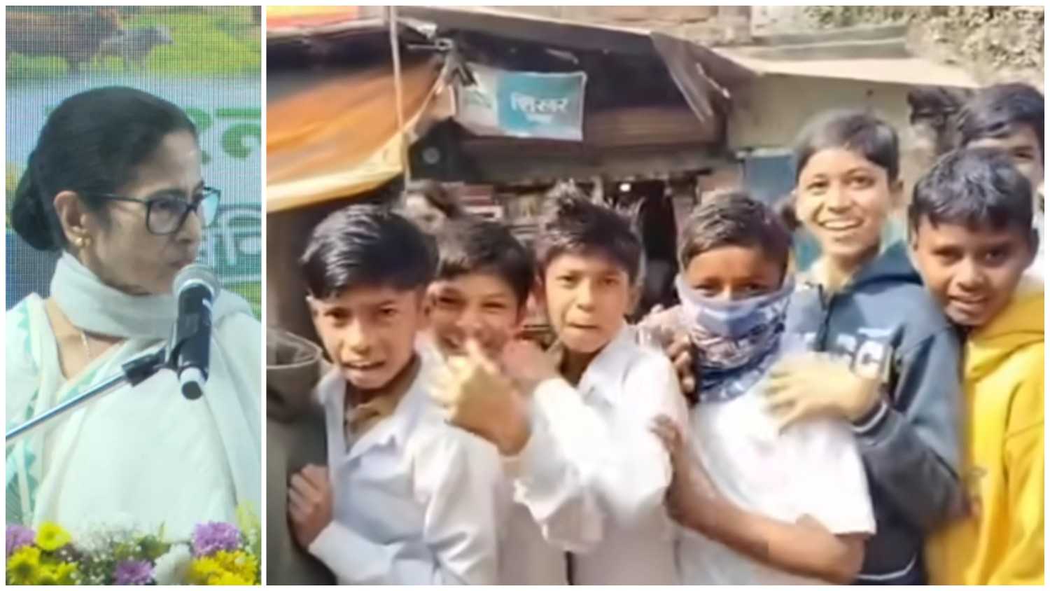 স্কুল পড়ুয়াদের দিয়ে সিঙ্গুরে মমতা ব্যানার্জির সভা ভরানোর অভিযোগ শুভেন্দু অধিকারীর ; বললেন : ‘হাম্বা রাম্বা কাম্বা বুম্বা বুম্বা শুনে উদ্বুদ্ধ হবে’