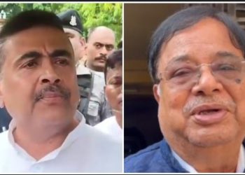 শুভেন্দু অধিকারী ও উদয়ন গুহর মধ্যে ‘ বাপ বাপান্ত’ ঘিরে উত্তপ্ত বিধানসভা 