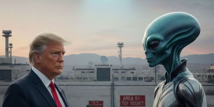 নেভাডা মরুভূমির উচ্চ-নিরাপত্তা বিমান ঘাঁটি এরিয়া ৫১-তে কি ভিনগ্রহী প্রাণীর দেহাবশেষ রাখা আছে ? নাকি এটা মার্কিন গুজব?  রহস্য উন্মোচন করতে চলেছেন ডোনাল্ড  ট্রাম্প