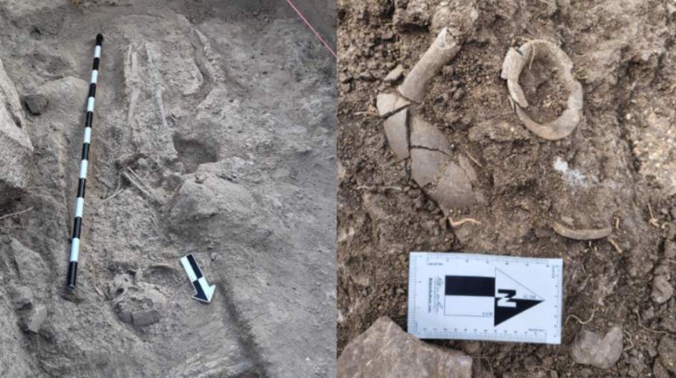 কর্ণাটকের বেল্লারি জেলার টেক্কালাকোটে খননের সময় প্রায় ৫০০০ বছরের মানব কঙ্কাল আবিষ্কার 