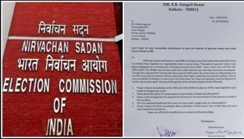হাজার হাজার প্রকৃত ভোটারকে আনম্যাপ করে দিচ্ছে EROS : কমিশনের কাছে অভিযোগ জানালো কোচবিহারের বিএলও ঐক্য মঞ্চ