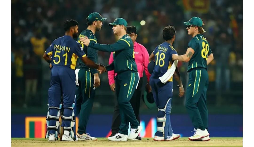 টি-২০ বিশ্বকাপ : অস্ট্রেলিয়াকে ৮ উইকেটে হারিয়েছে শ্রীলঙ্কা 