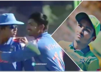 পাকিস্তানি খেলোয়াড়ের উপর চরম রেগে গিয়ে ধাওয়া করলে  সূর্যবংশী, সামাল দিলেন বিহান 