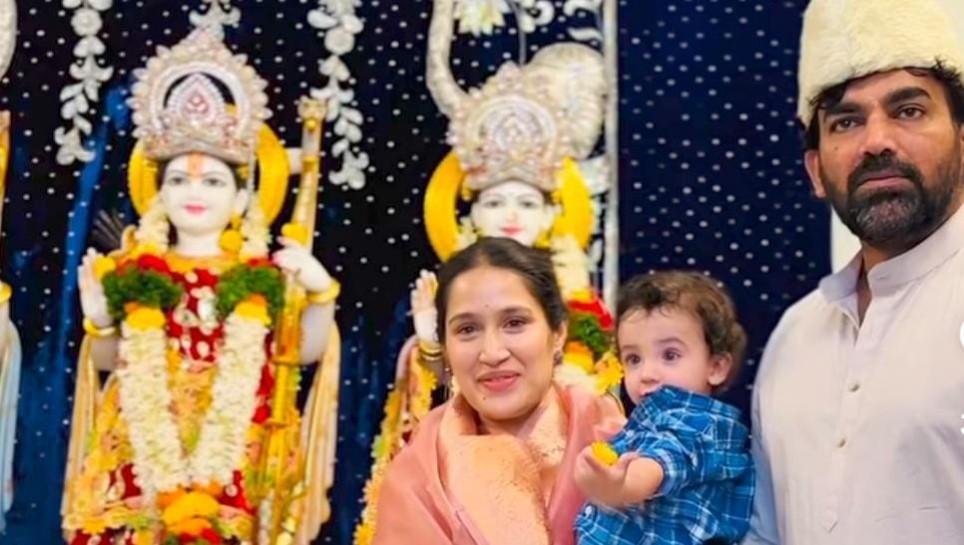 অযোধ্যার রাম মন্দিরে সস্ত্রীক বিশেষ পূজা করলেন প্রাক্তন ক্রিকেটর জহির খান