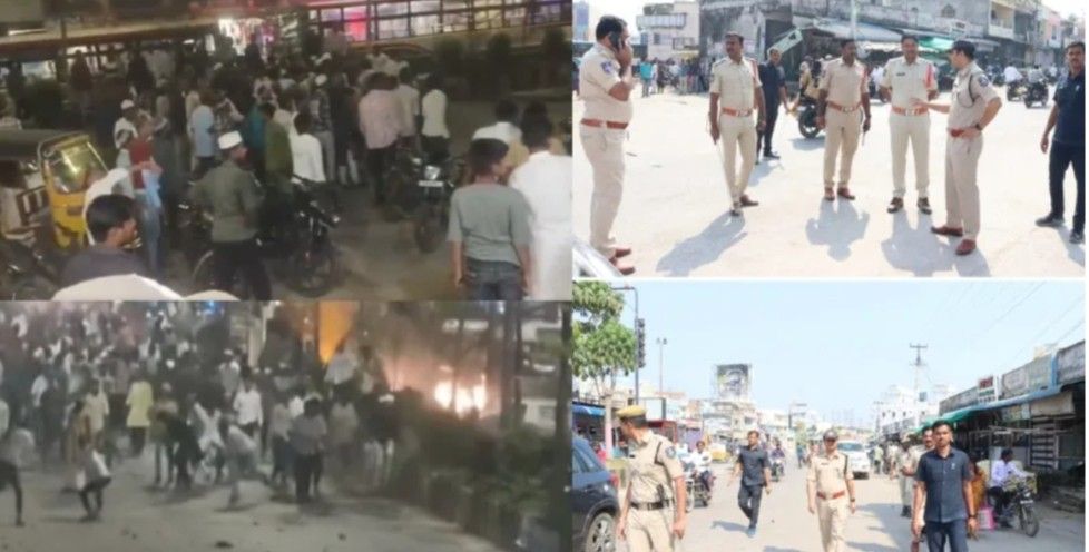 রিলায়েন্স স্টোরের ভিতরে দেবী দুর্গার ভজন বাজানোয় হিন্দুদের বাড়িঘরে হামলা, সাম্প্রদায়িক সংঘর্ষে উত্তপ্ত তেলেঙ্গানার বাঁশওয়াড়া